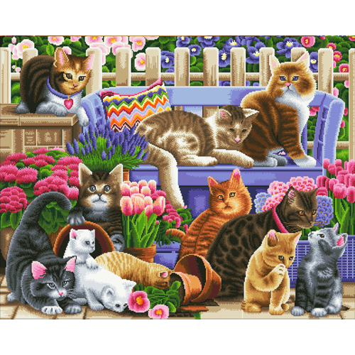 A Cat's Life - Artist Choice DIY Diamond Painting Kit