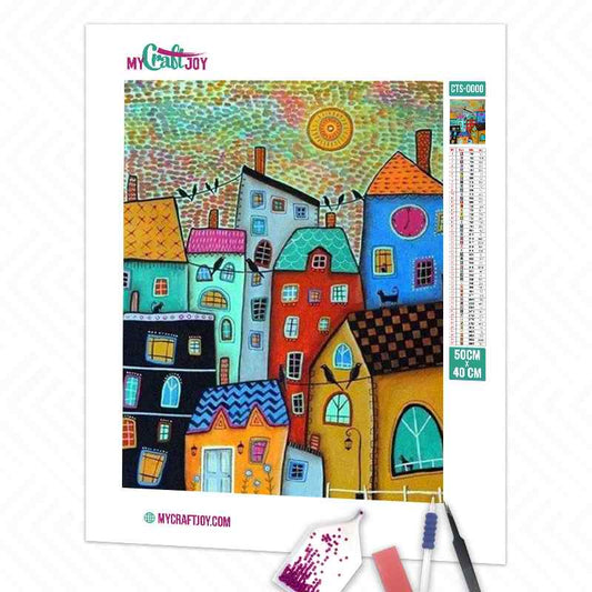 Abstract - DIY Diamond Painting Kit