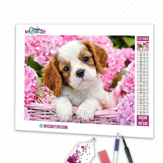Sweet Puppy - DIY Diamond Painting Kit
