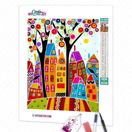 Abstract - DIY Diamond Painting Kit