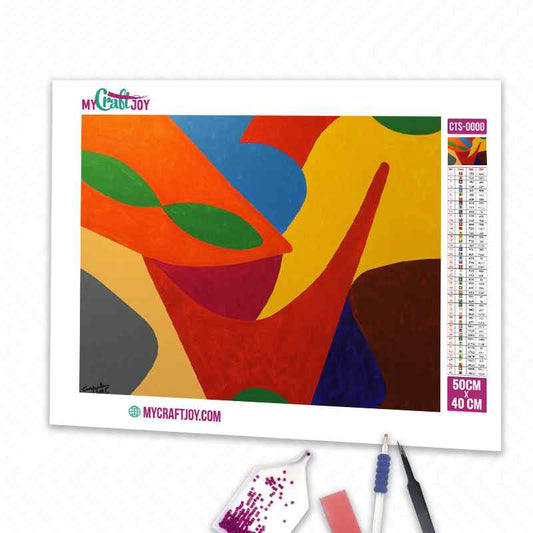 Abstract - DIY Diamond Painting Kit