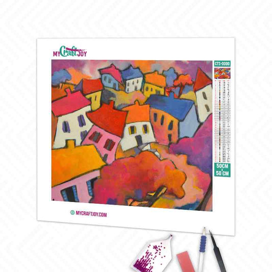 Abstract - DIY Diamond Painting Kit