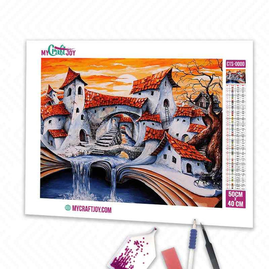 Abstract - DIY Diamond Painting Kit