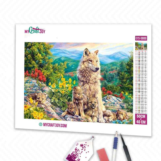 Wolves - DIY Diamond Painting Kit