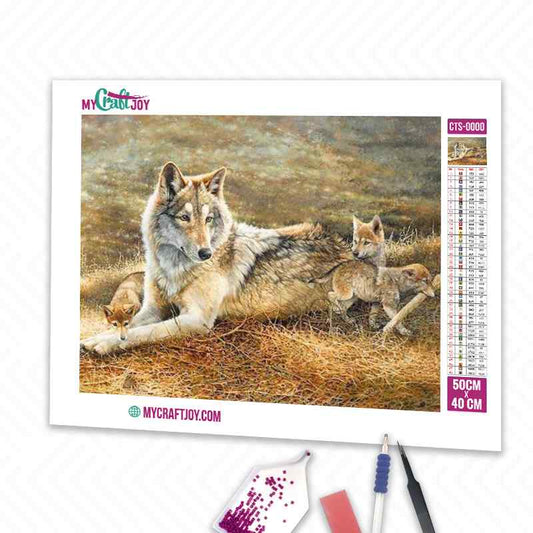 Wolves - DIY Diamond Painting Kit