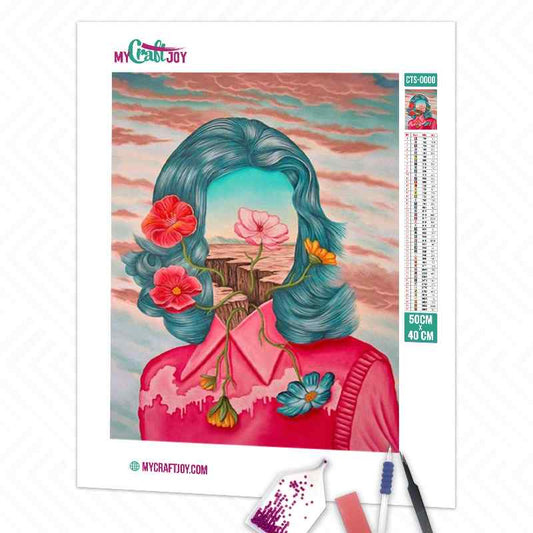 Abstract Woman - DIY Diamond Painting Kit