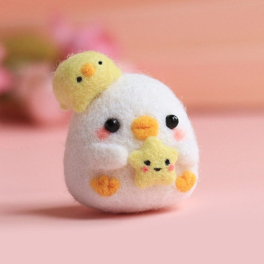 Duck with Star - DIY Felt Painting Kit