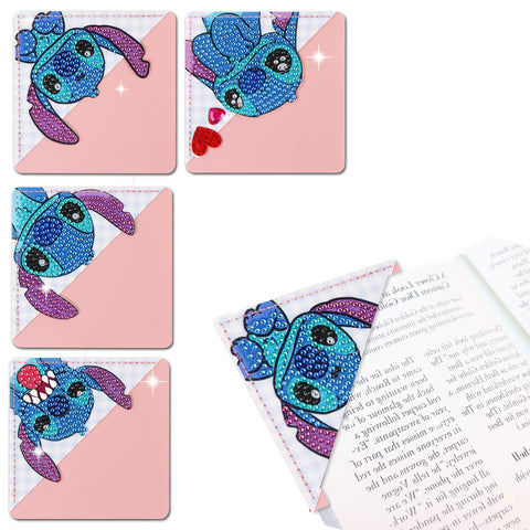 4pcs Cartoon Characters Corner Bookmarks