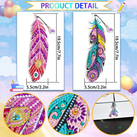 2pcs Bookmark Set