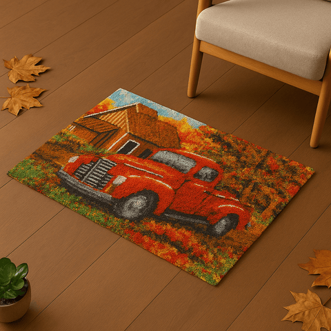 Oldies Car - (33x23in - 85x60cm) - DIY Latch Hook Kit