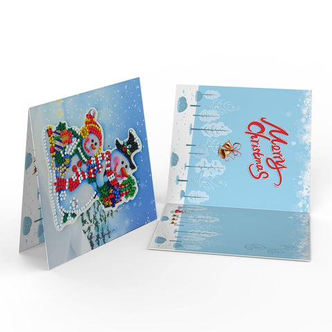 Diamond Painting Christmas Cards [8 Pack]