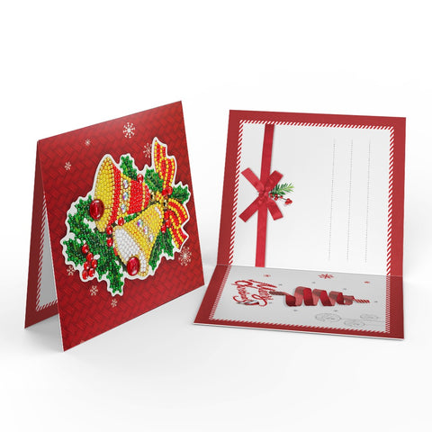 Diamond Painting Christmas Cards [8 Pack]