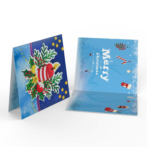 Diamond Painting Christmas Cards [8 Pack]