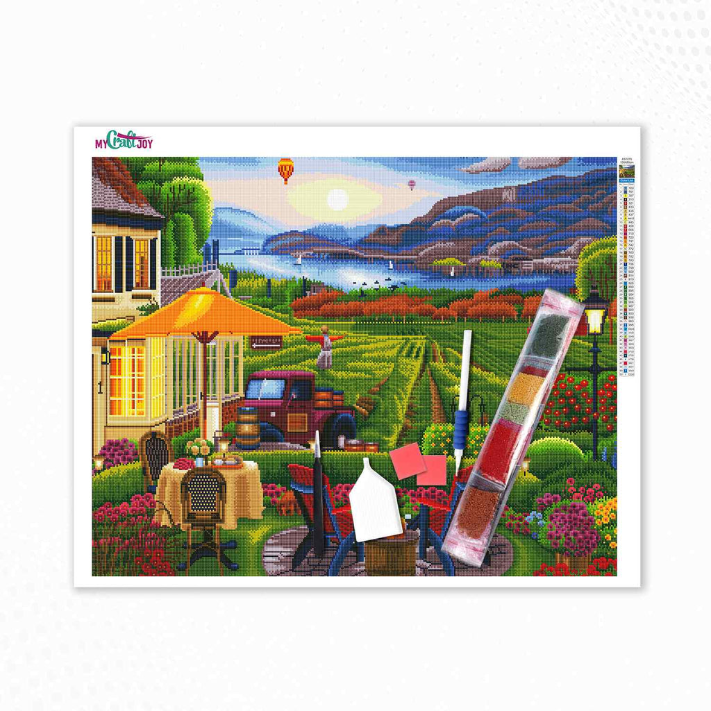 Wine Country - Artist Choice DIY Diamond Painting Kit