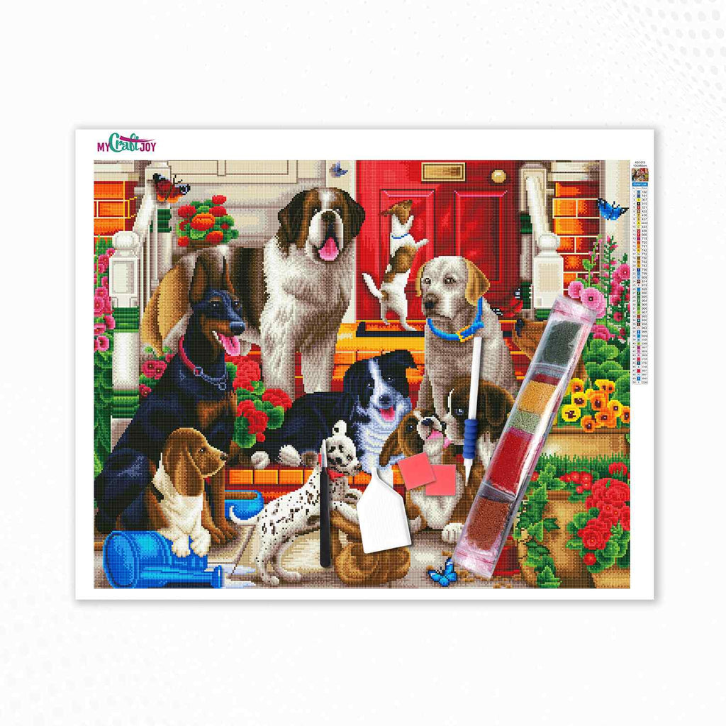 A Dog's Life - Artist Choice DIY Diamond Painting Kit