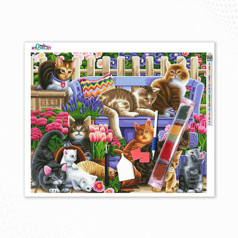 A Cat's Life - Artist Choice DIY Diamond Painting Kit