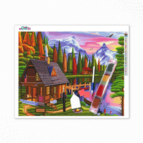 The Fishing Hut - Artist Choice DIY Diamond Painting Kit