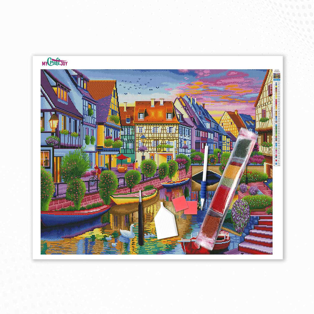 Colmar Canal - Artist Choice DIY Diamond Painting Kit