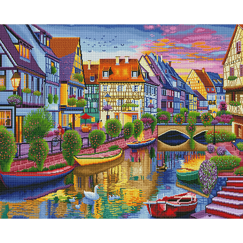 Colmar Canal - Artist Choice DIY Diamond Painting Kit
