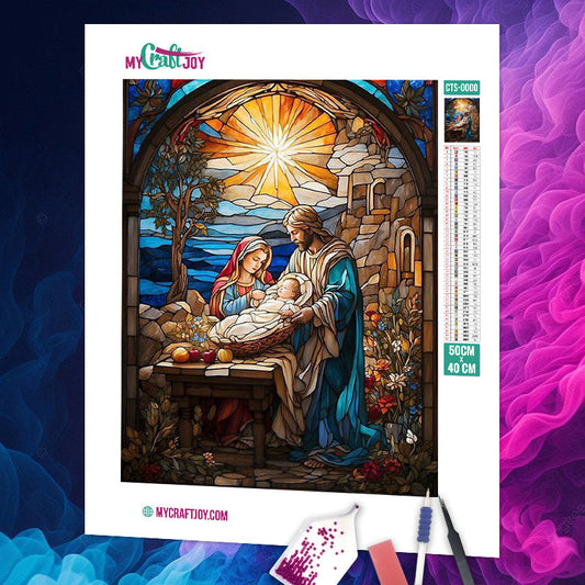 Stained Glass - DIY Diamond Painting Kit