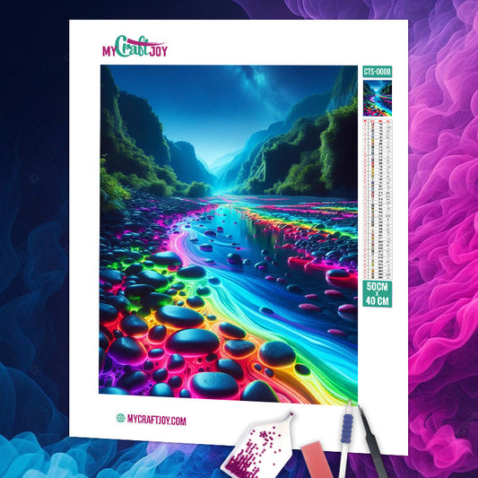 Neon Spectrum - DIY Diamond Painting Kit