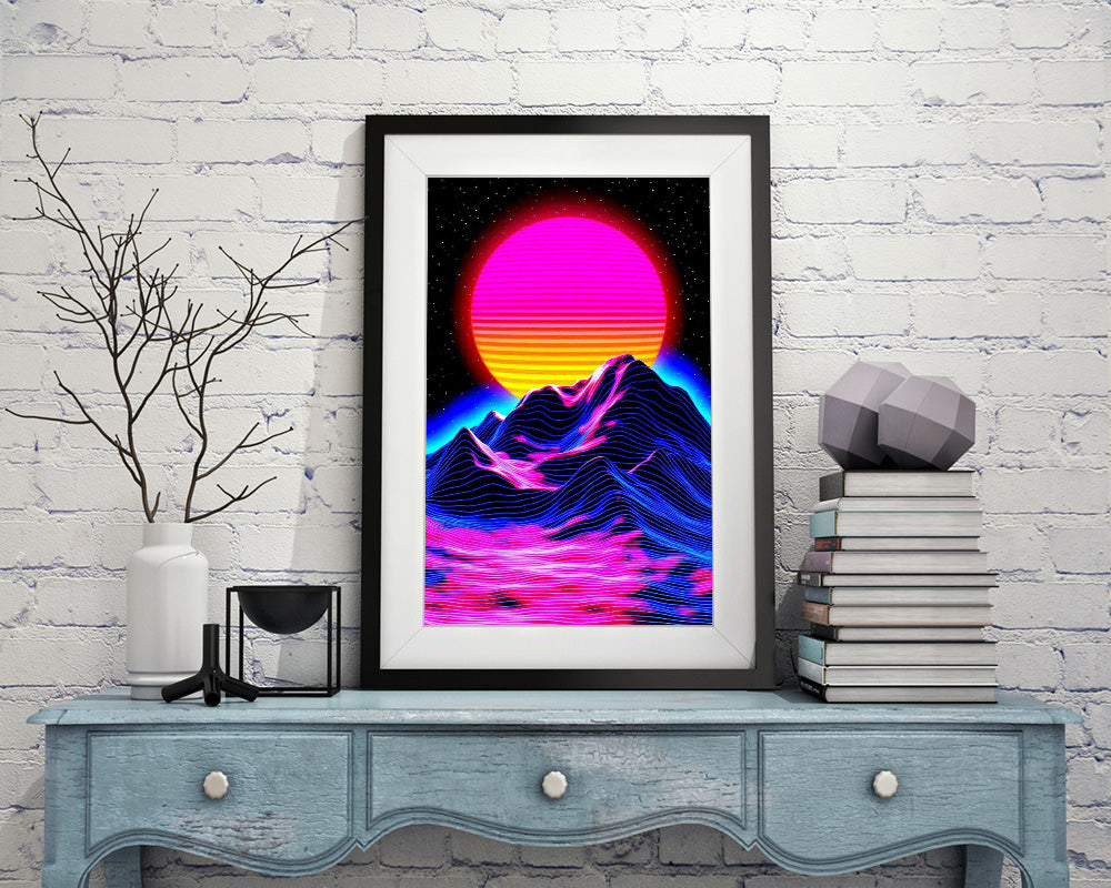 Neon Spectrum - DIY Diamond Painting Kit
