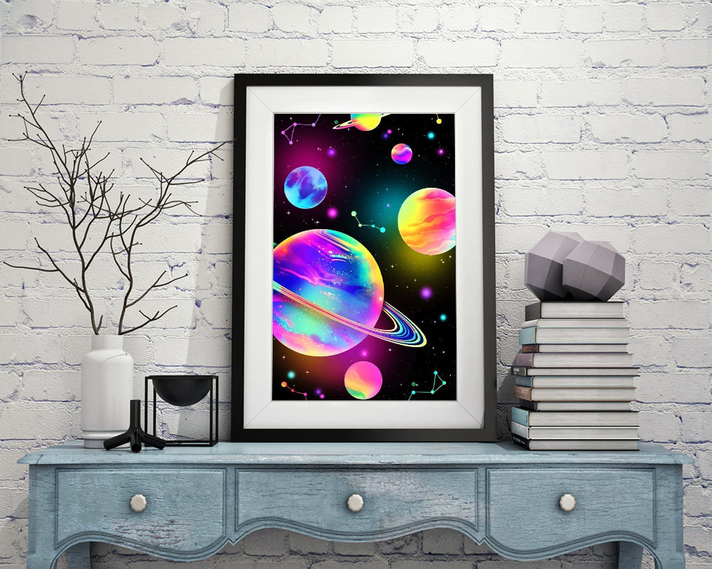 Neon Spectrum - DIY Diamond Painting Kit