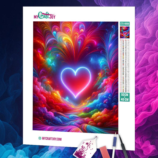 Neon Spectrum - DIY Diamond Painting Kit
