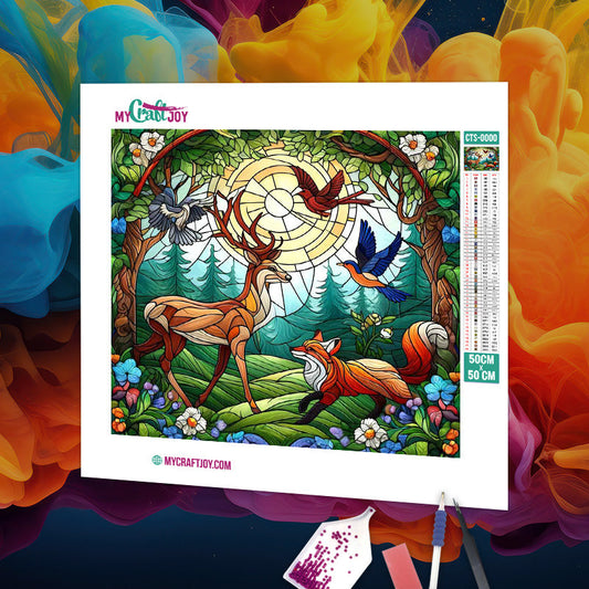 Stained Glass - DIY Diamond Painting Kit