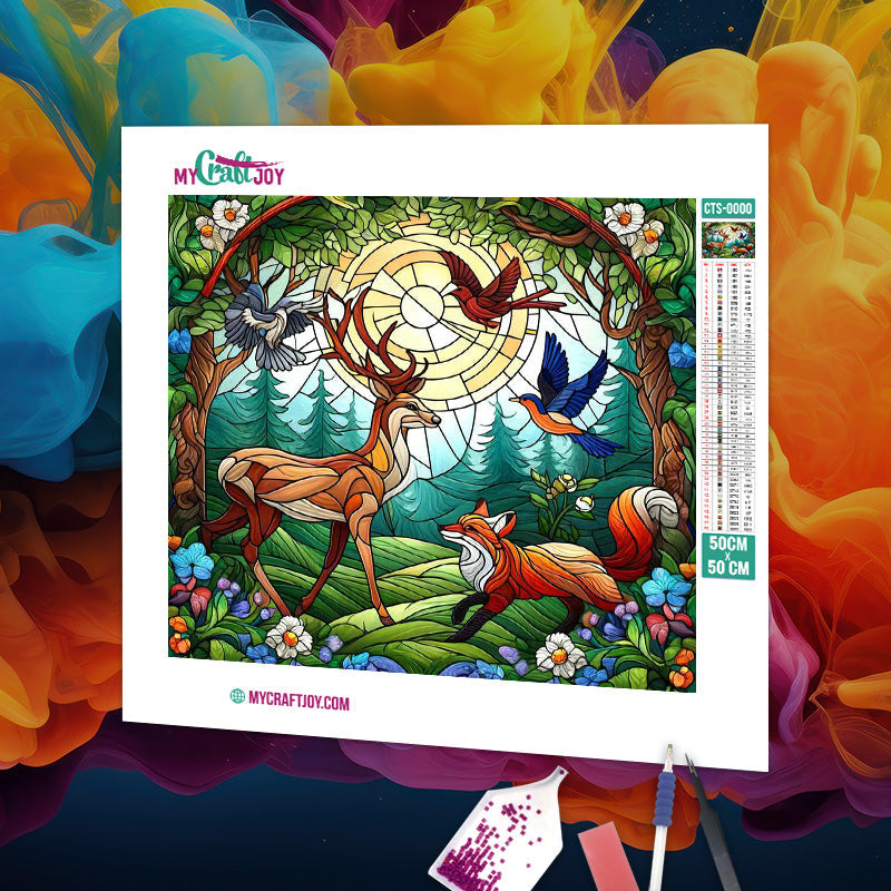 Stained Glass - DIY Diamond Painting Kit