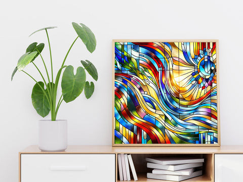 Stained Glass - DIY Diamond Painting Kit