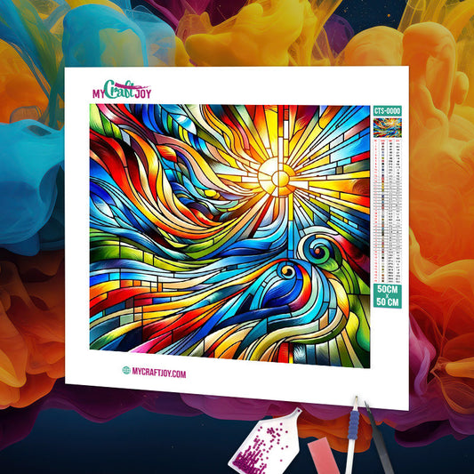 Stained Glass - DIY Diamond Painting Kit