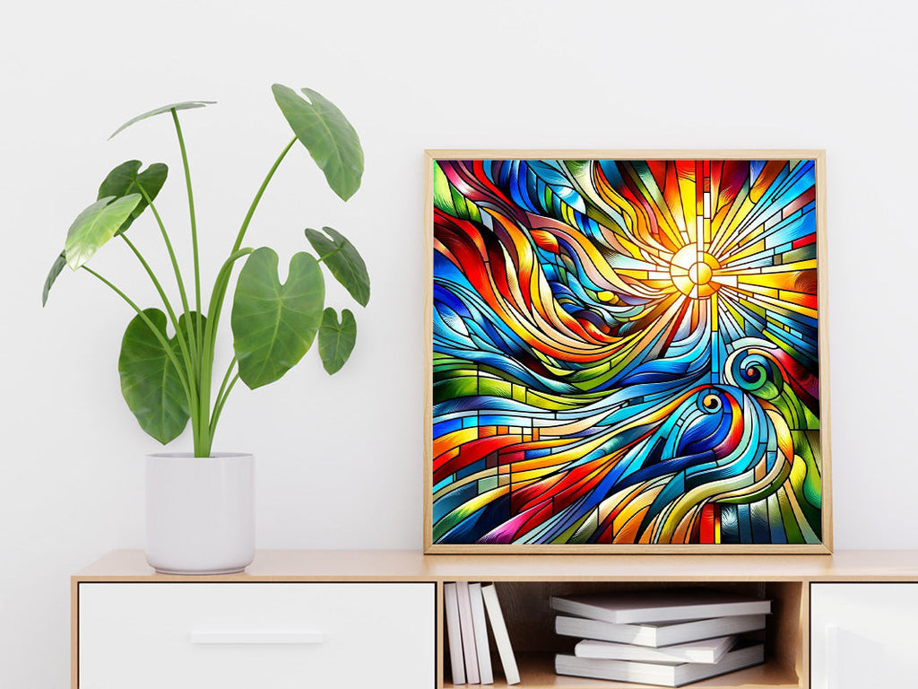 Stained Glass - DIY Diamond Painting Kit