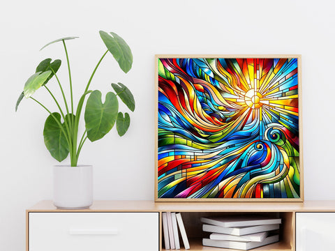 Stained Glass - DIY Diamond Painting Kit
