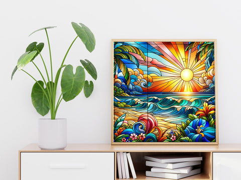 Stained Glass - DIY Diamond Painting Kit