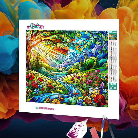 Stained Glass - DIY Diamond Painting Kit