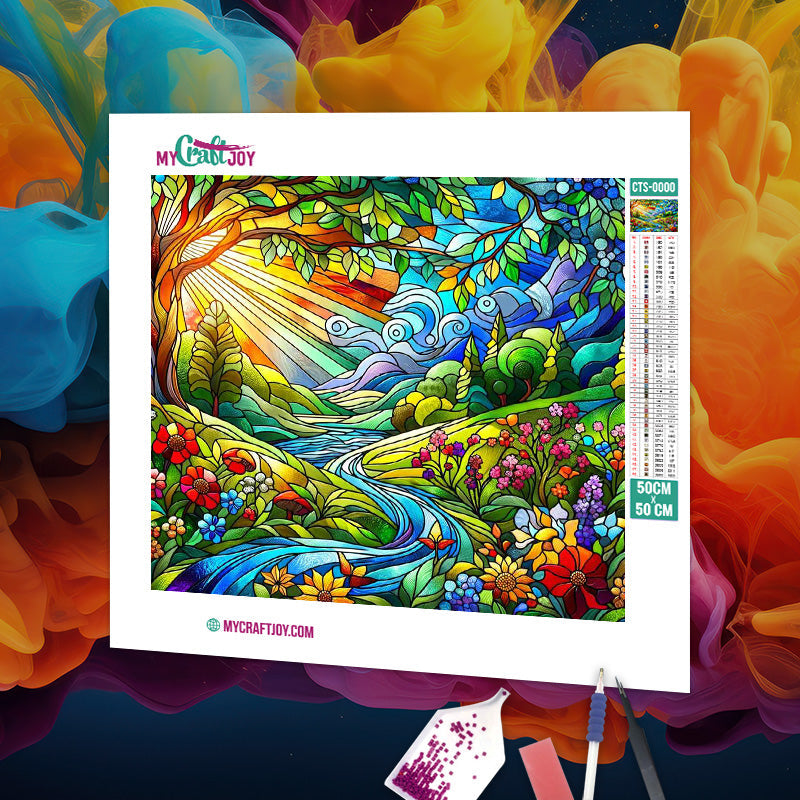 Stained Glass - DIY Diamond Painting Kit