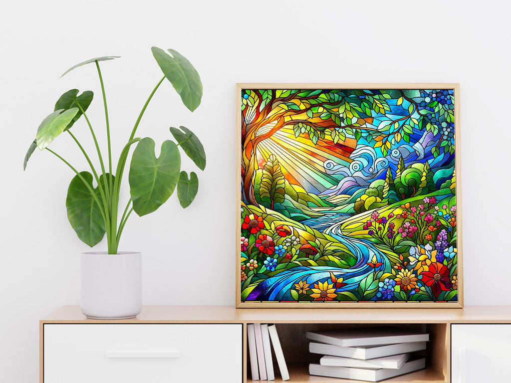 Stained Glass - DIY Diamond Painting Kit