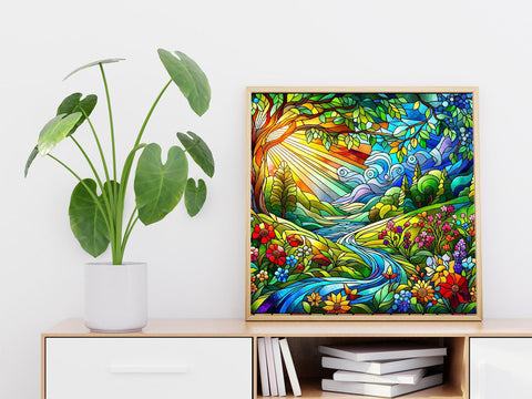 Stained Glass - DIY Diamond Painting Kit