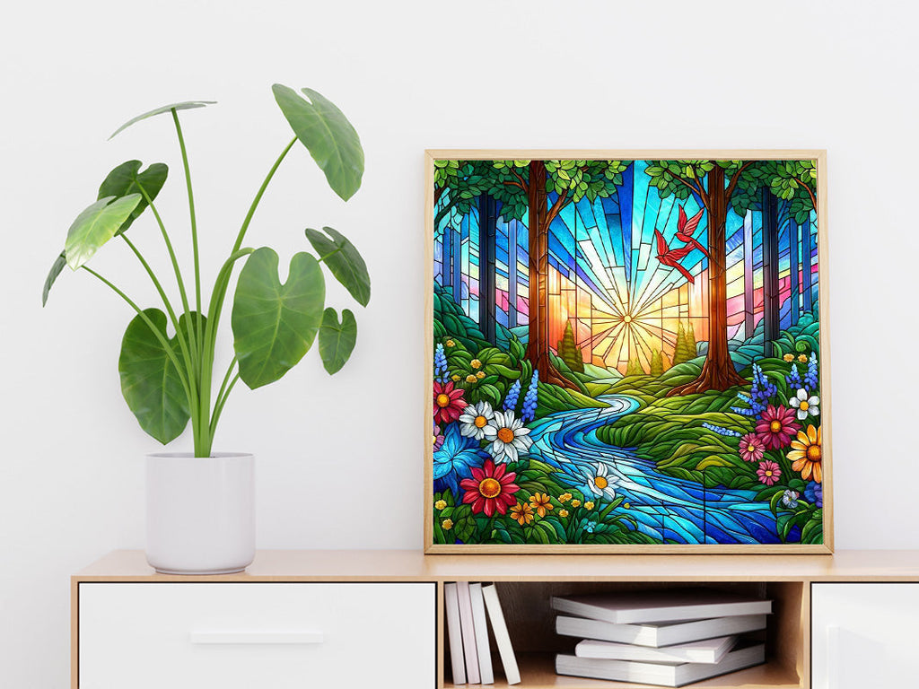 Stained Glass - DIY Diamond Painting Kit