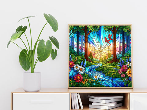 Stained Glass - DIY Diamond Painting Kit
