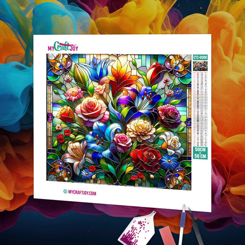 Stained Glass - DIY Diamond Painting Kit