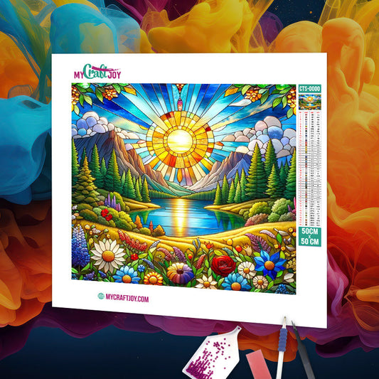 Stained Glass - DIY Diamond Painting Kit