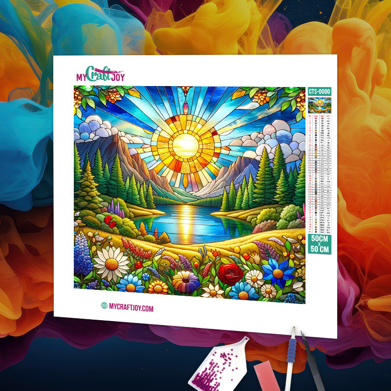 Stained Glass - DIY Diamond Painting Kit