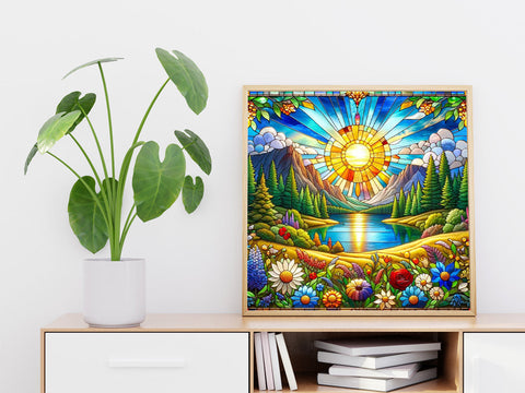 Stained Glass - DIY Diamond Painting Kit