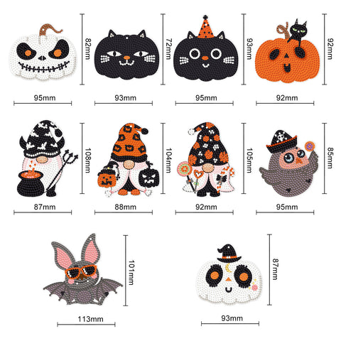 Halloween - Diamond Painting Hanging Wall Decor [10 PCS]