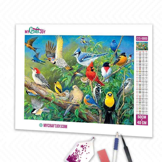 Birds - DIY Diamond Painting Kit