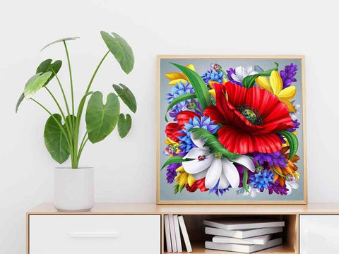 Flowers - DIY Diamond Painting Kit