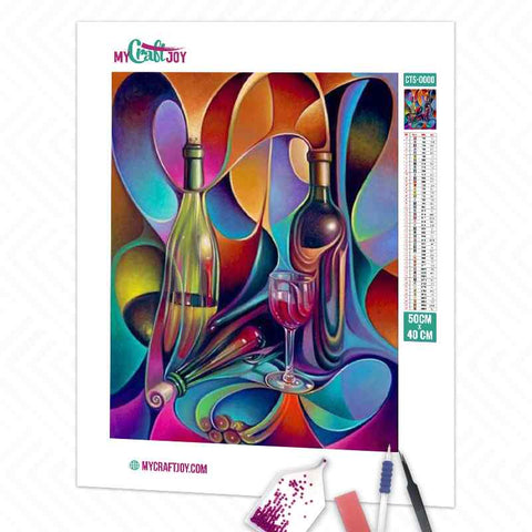 Abstract - DIY Diamond Painting Kit