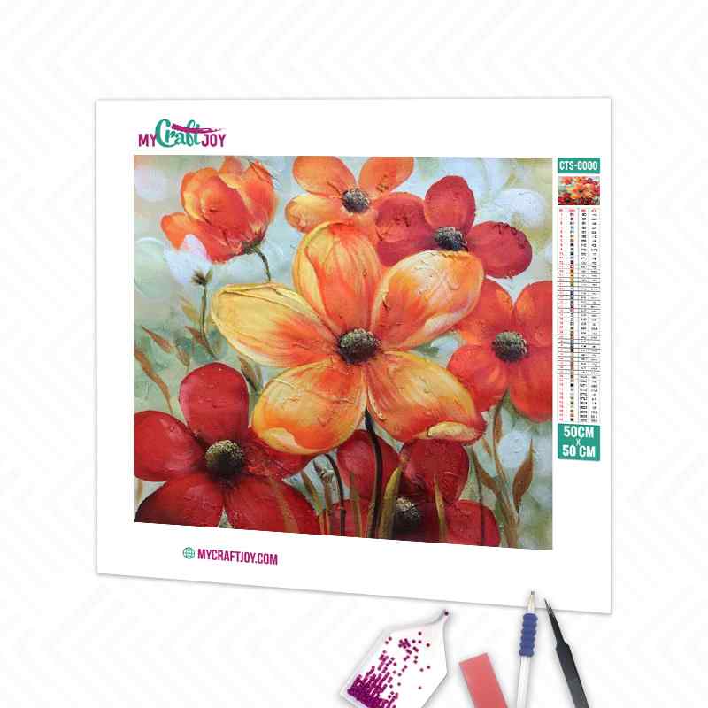 Flowers - DIY Diamond Painting Kit